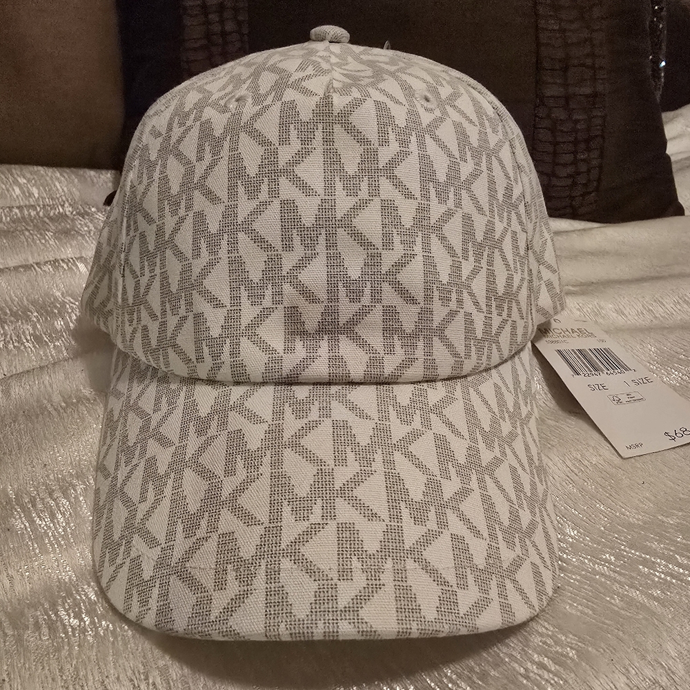 Michael Kors MK Logo Signature Baseball Cap
